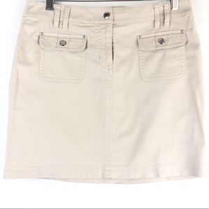 White House Black Market Khaki Skirt